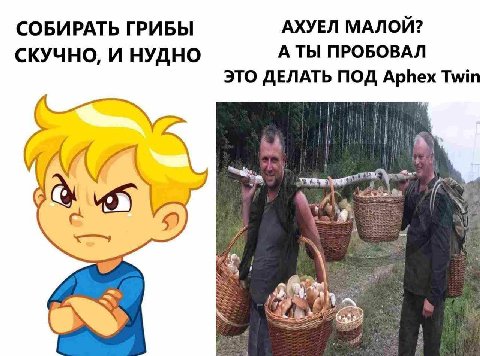 СОБИРАТЬ ГРИБЫ АХУЕЛ МАЛОЙ? СКУЧНО, И НУДНО А ТЫ ПРОБОВАЛ ЭТО ДЕЛАТЬ ПОД Aphex Twin 4