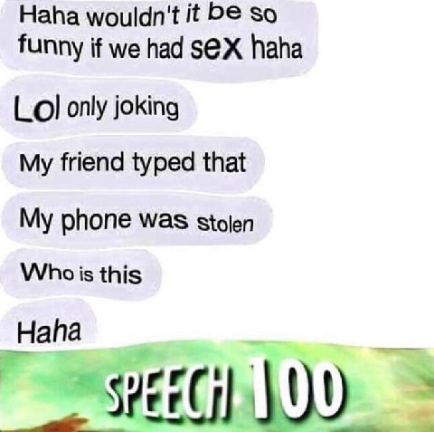 Haha wouldn't it be so funny if we had haha only joking My friend typed that My phone was stolen Who is this Haha