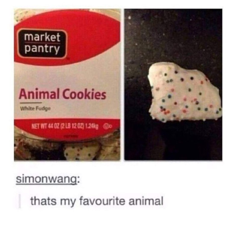 market pantry Animal Cookies White Fudge NET 44 02 1202) simonwana: thats my favourite animal