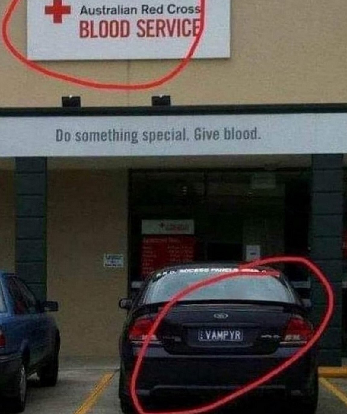 Australian Red Cros BLOOD something special, Give VAMPYR