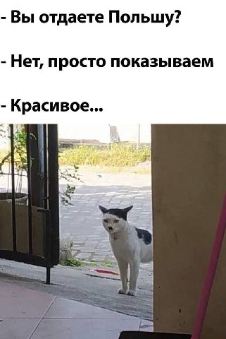 Вы отдаете Польшу? Нет, просто показываем Красивое...
