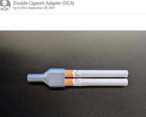 Double Cigarett Adapter (DCA) gus September 29. 2021