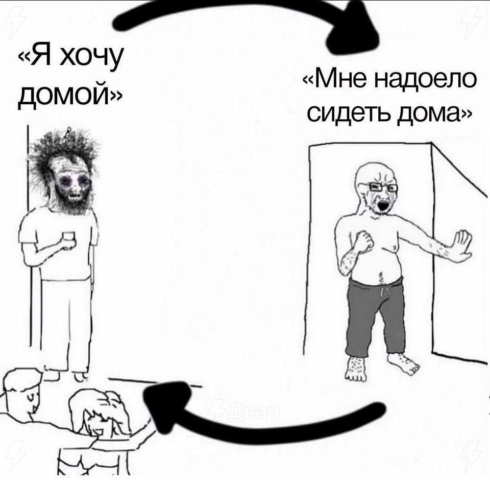 «Я хочу «Мне надоело до сидеть дома»
