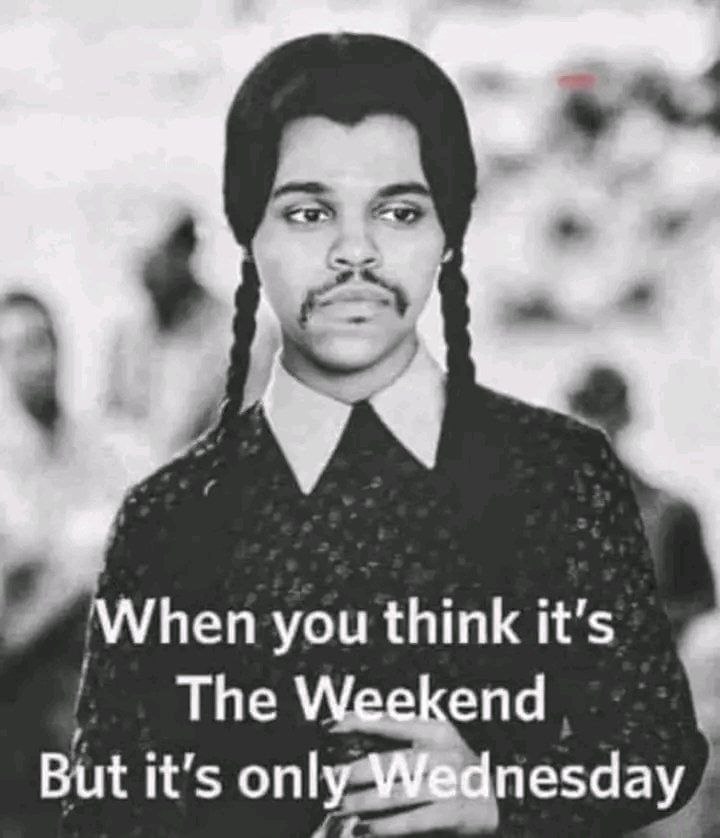 ‘When you think it’s 7 The But it’s only: nesday
