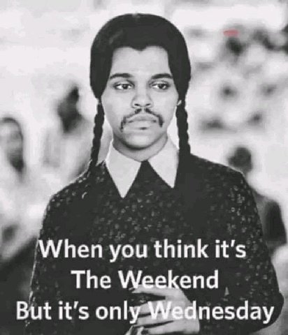 ‘When you think it’s 7 The But it’s only: nesday
