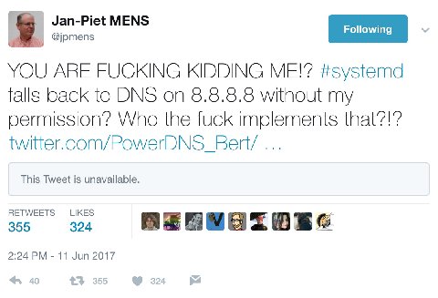 you can't escape google if you use Poettering software(you really shouldn't)