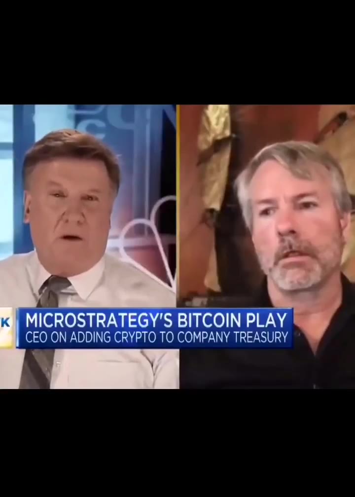 MICROSTRATEGY'S BITCOIN PLAY CEO ON ADDING CRYPTO TO COMPANY TREASURY