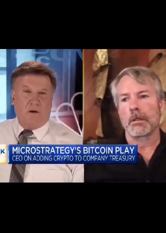 MICROSTRATEGY'S BITCOIN PLAY CEO ON ADDING CRYPTO TO COMPANY TREASURY