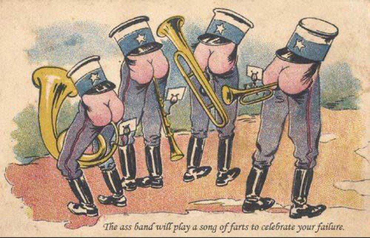 SANA 4 24 У a The ass band will play a song of farts to celebrate your