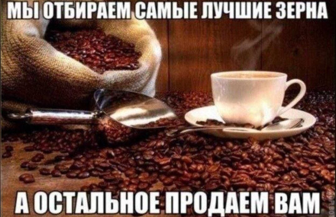 ОТБИРАЕМ САМЫЕ ЛУЧШИЕ ЗЕРНА А ОСТАЛЬНОЕ ПРОДАЕМ ВАМ