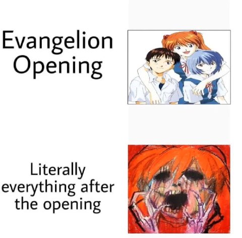 Evangelion Opening Literally everything after the opening