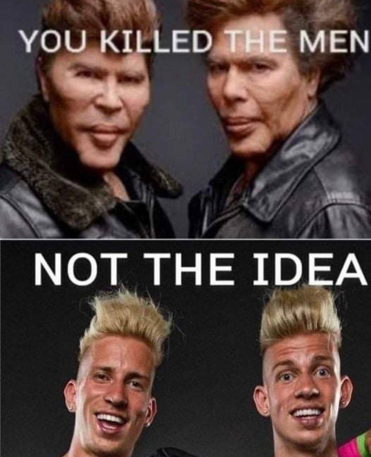 YOU KILLED THE MEN МОТ THE IDEA