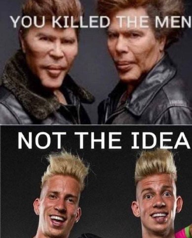 YOU KILLED THE MEN МОТ THE IDEA