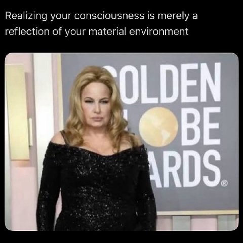 Realizing your consciousness is merely а reflection of your material environment