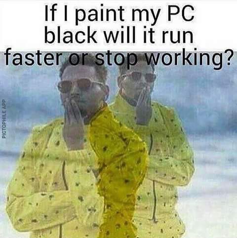 If paint my black will it run Pad