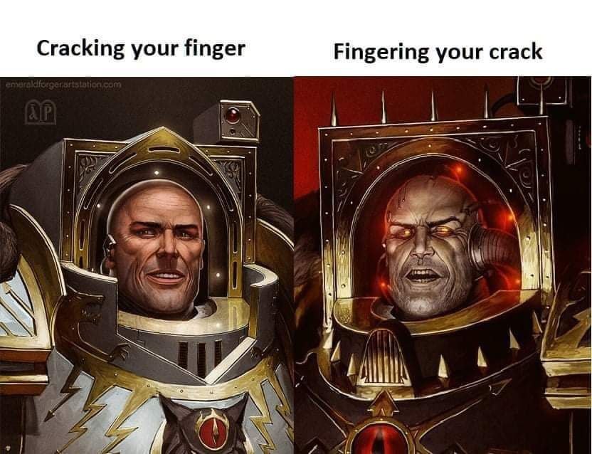 Cracking your finger Fingering your crack