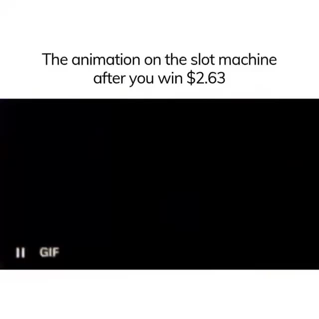 The animation оп the slot machine