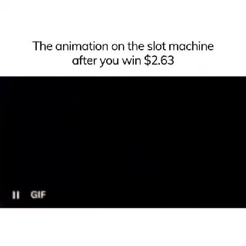The animation оп the slot machine