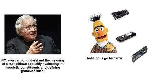 haha gpus Бггггггггг NO, you cannot understand the meaning of a text without explicitly evaluating its linguistic constituents and defining grammar rules!