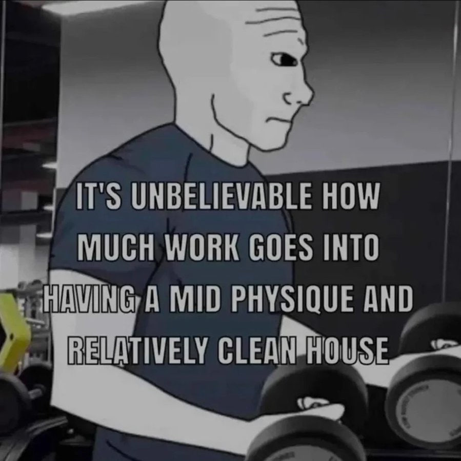 4 a UNBELIEVABLE HOW MUCH WORK GOES INTO НА MID PHYSIQUE AND