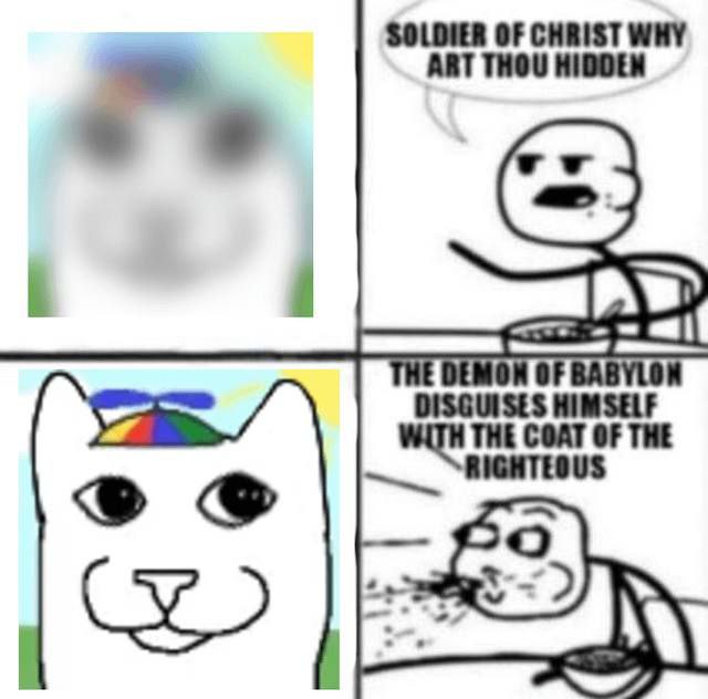 SOLDIER OF CHRIST WHY DISGUISES HIMSELF THE COAT OF THE RIGHTES