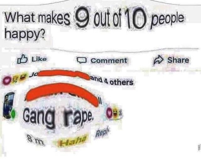 what makeg happy? Like comment