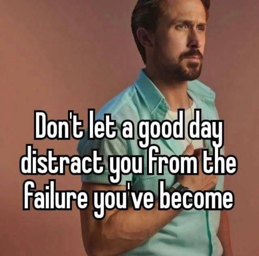 Dont let distract you From the Failure you become