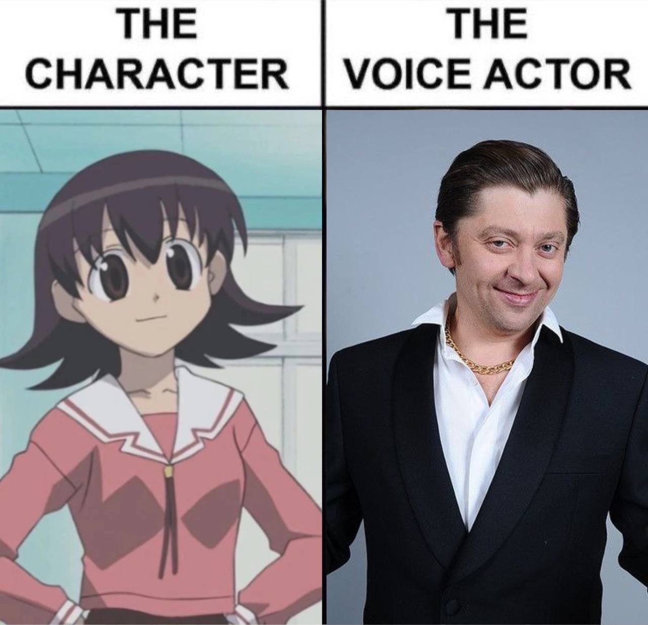 ТНЕ ТНЕ CHARACTER VOICE ACTOR