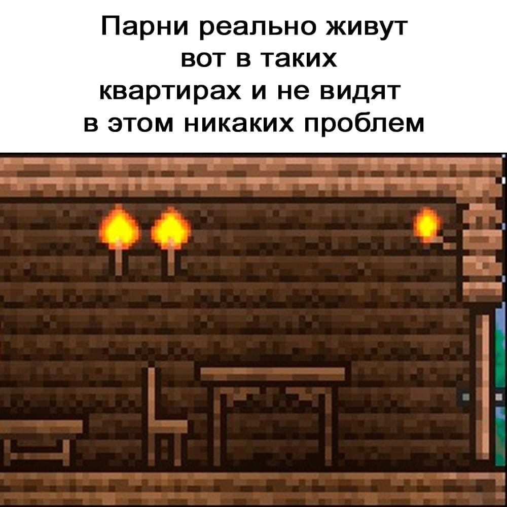 Парни реально живут вот в таких квартирах и не видят в этом никаких проблем 055