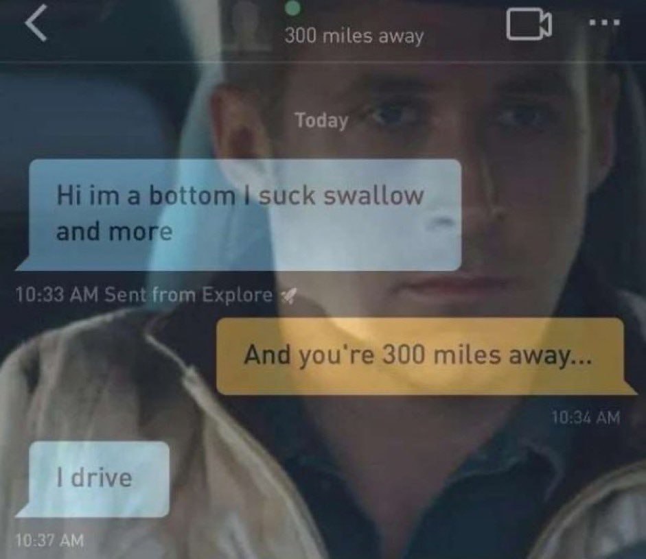 вое 300 miles away Тодау a swallow and more Sent from And you're 300 miles