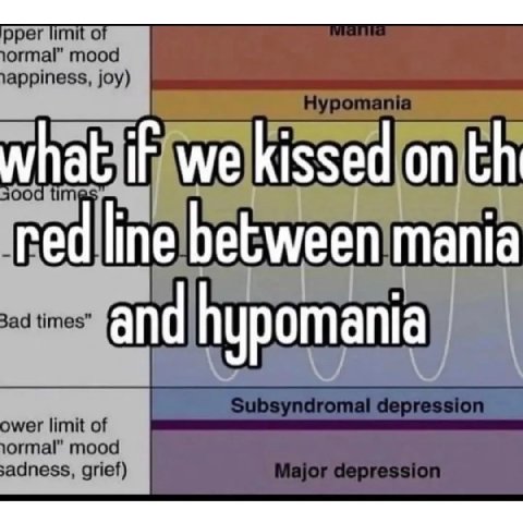 what if we kissed red line between mania and hypomania