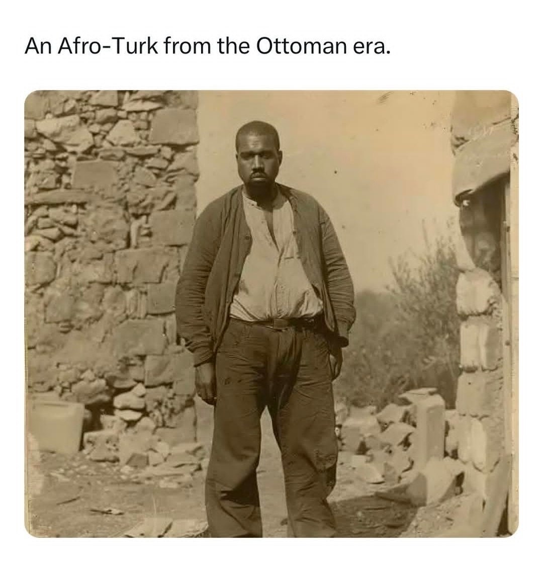 An Afro-Turk from the Ottoman era.