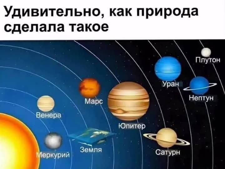 Удивительно, как природа сделала такое Плутон Уран Нептун Венера Юпитер 7 земля Сатурн