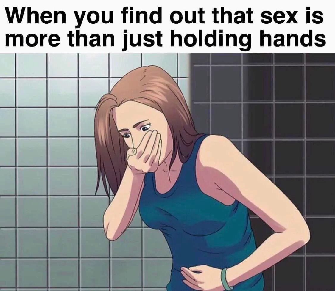 When you find out that sex is more than just holdin hand 1