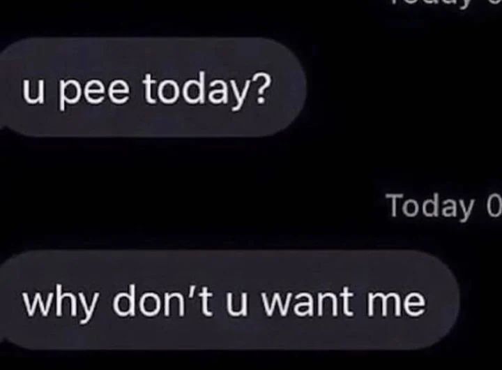 и рее {одау? why don't и want