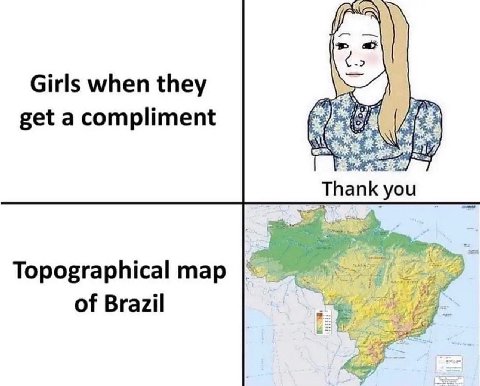 Girls when they get a compliment Thank you of Brazil