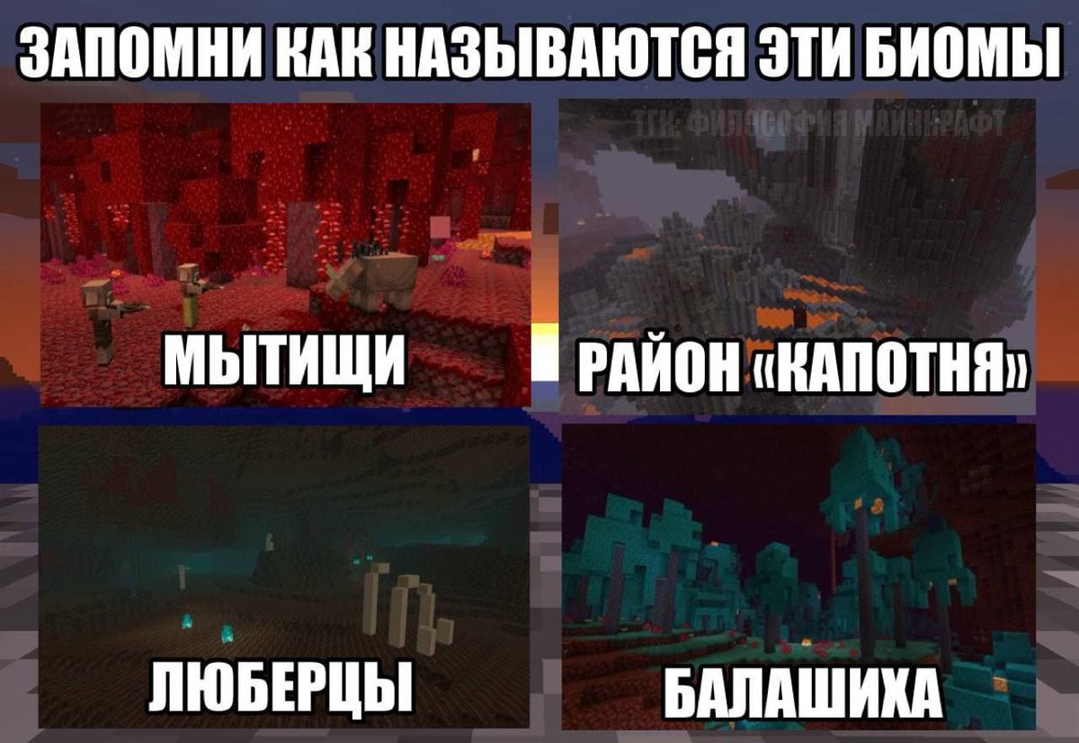 ЗАПОМНИ ВАК НАЗЫВАЮТСЯ ЭТИ БИОМЫ МЫТИЩИ РАЙОН ЛЮБЕРЦЫ БАЛАШИХА
