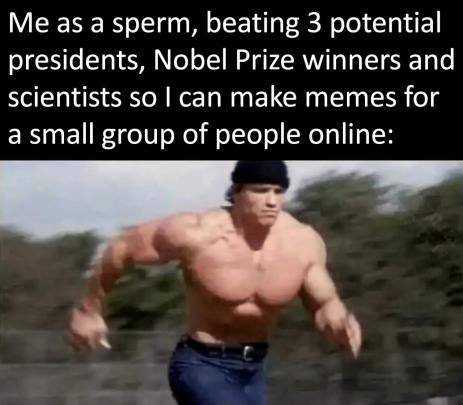 Meas а $регт, beating 3 potential presidents, Nobel Prize winners and scientists so сап make memes for a small group of people online: a