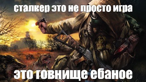 сто игра сталкер это не к этотовнище ебаное