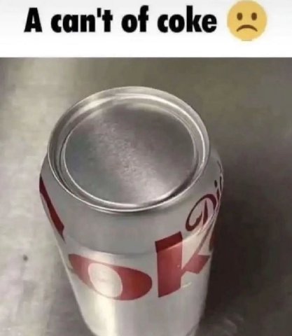 А can't of соке