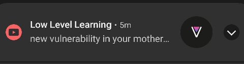 Low Level Learning new vulnerability in your mother...