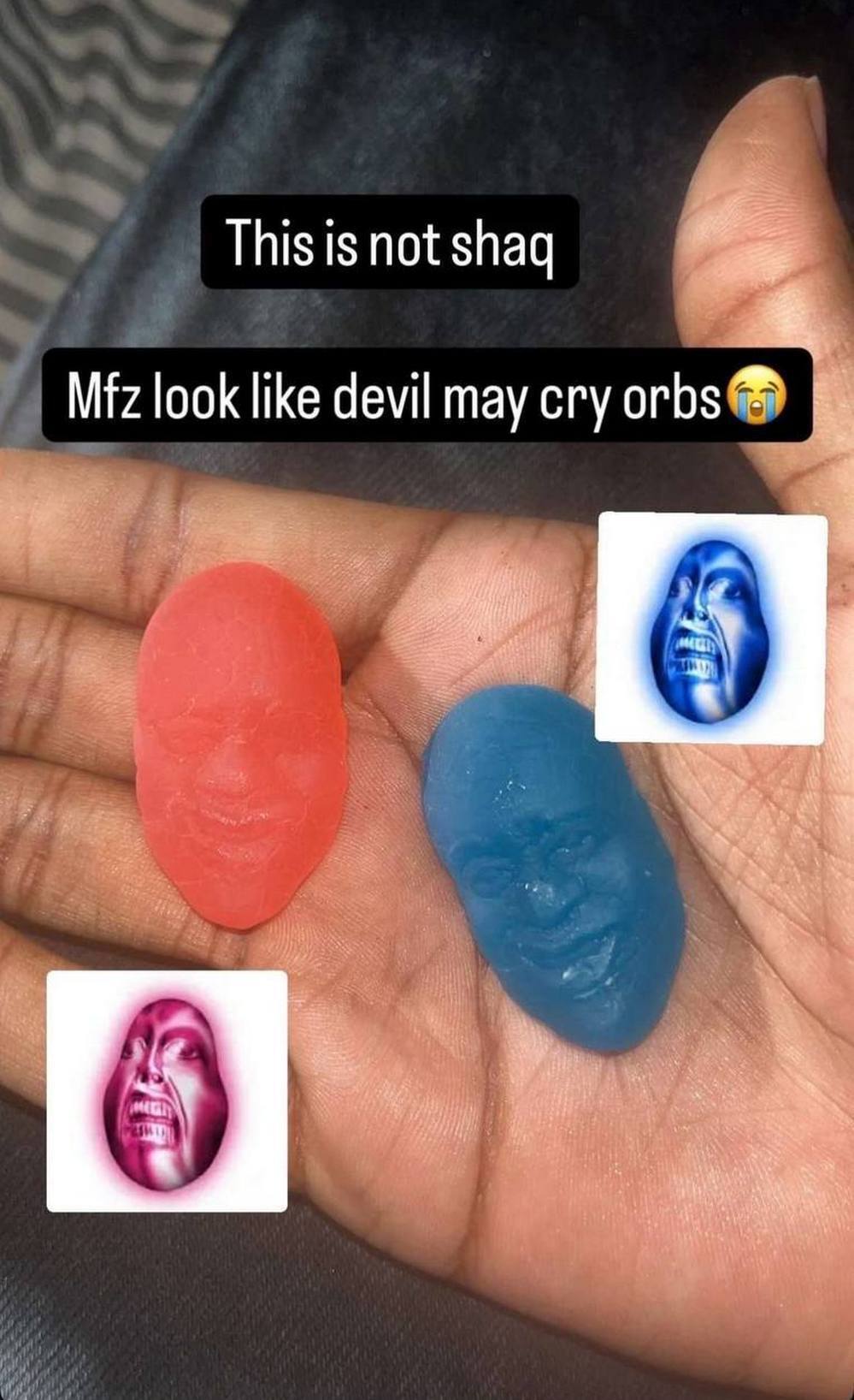 This is not shaq Mfz look like devil may cry orbs