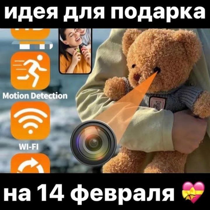 идея для подарка Motion Detection 14 февраля