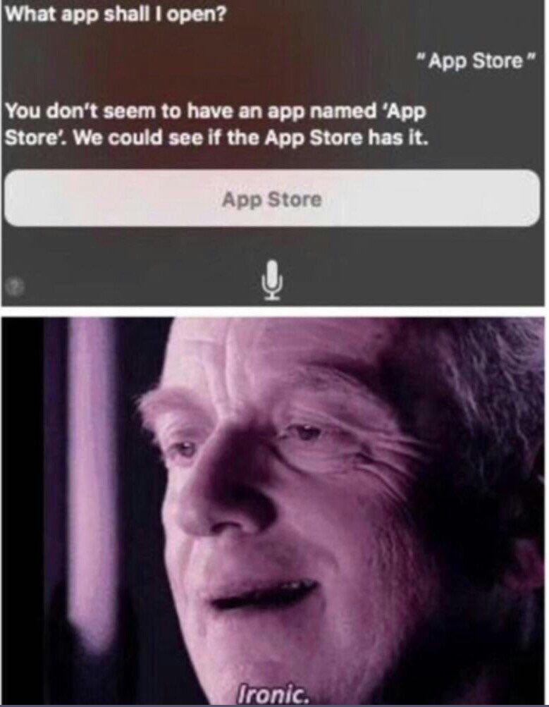 What app shall open? “App Store” You seem to have an app named ‘App Store’. We could see if the App Store has К. lronic.