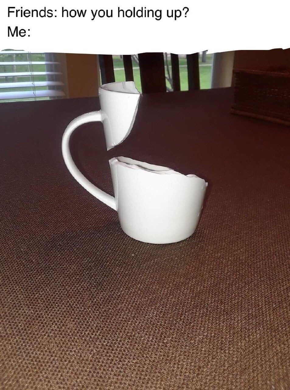 Friends: how you holding up? Me