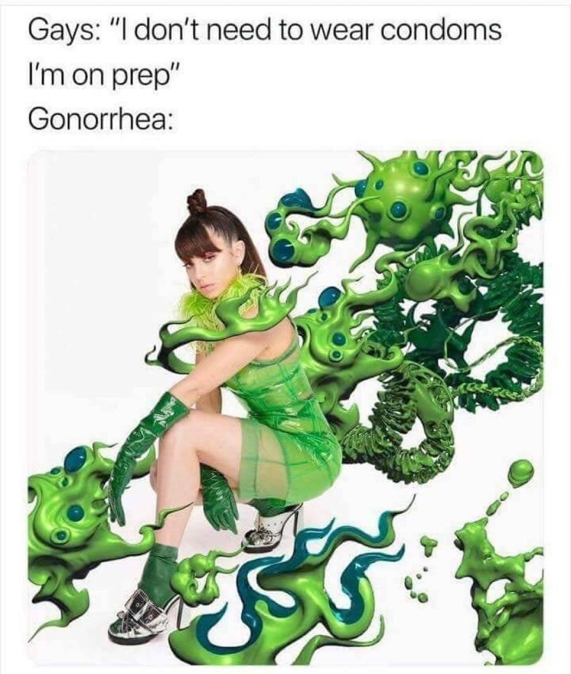 Gays: don't need to wear condoms on prep” Gonorrhea: A у у “4