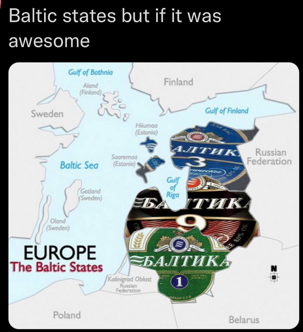 Baltic states but if it was awesome У 7 2 A THK EEA EUROPE The Baltic States БАЛТИК.