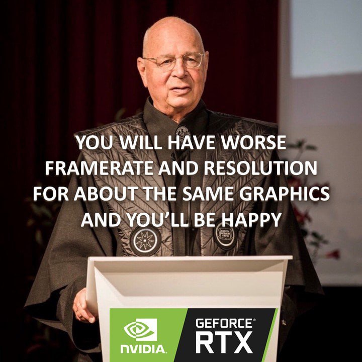YOU WILL HAVE WORSE FRAMERATE AND RESOLUTION FOR ABOUT THE SAME GRAPHICS AND YOU’LL BE HAPPY GEFORCE ВТХ