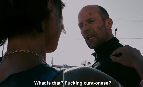What is that? Fucking cunt-onese?