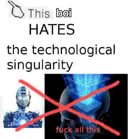this HATES the technological singularity